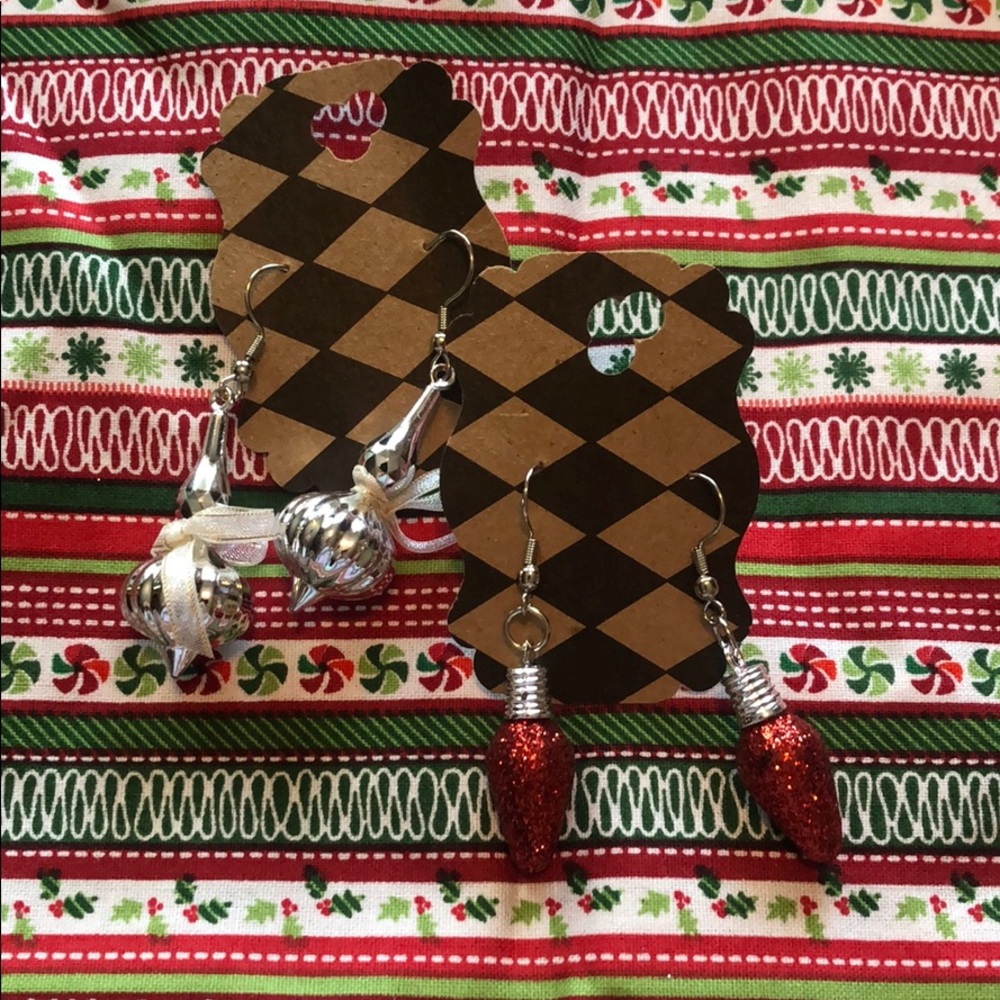 Christmas earrings